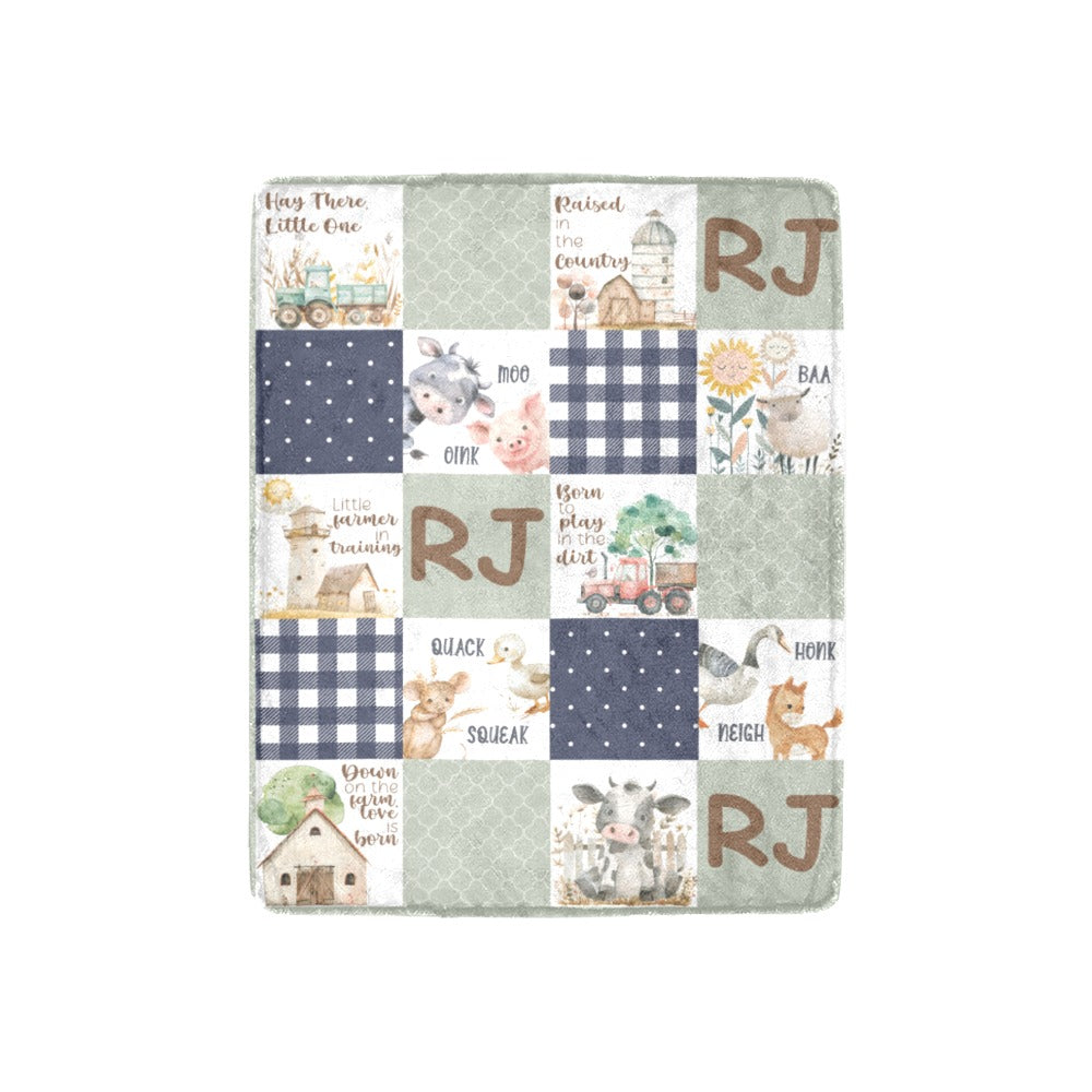 Little Farmhand Blanket (B314)