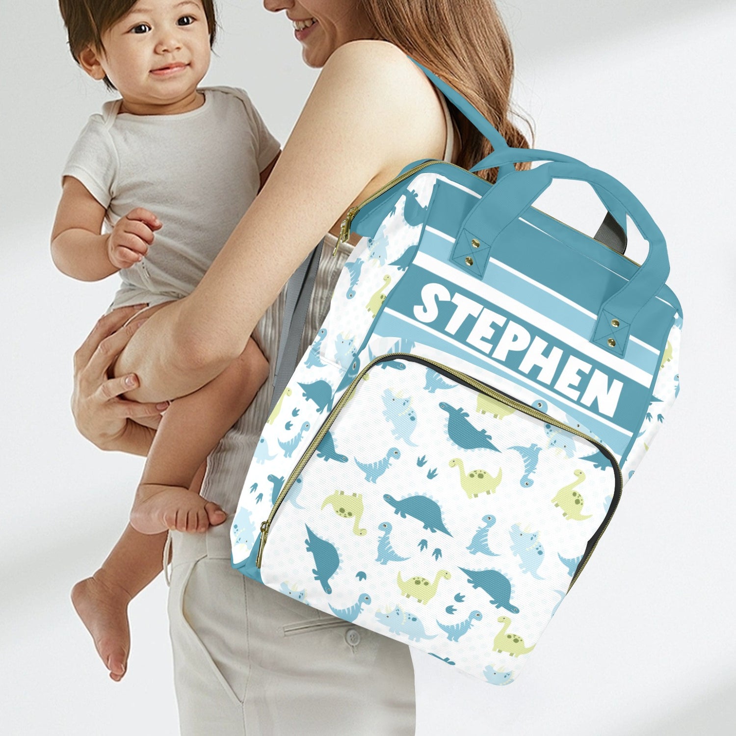 Playful Dino Diaper Bag II (A242)