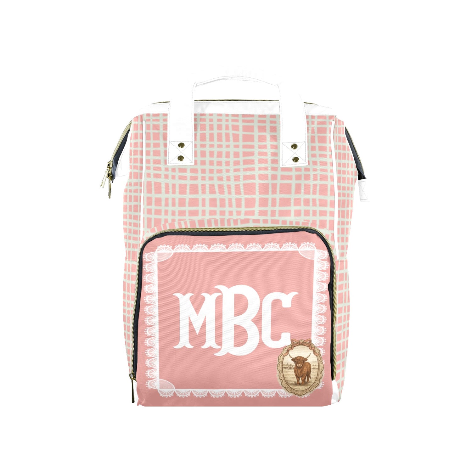 Vintage Prairie Diaper Bag (A224)