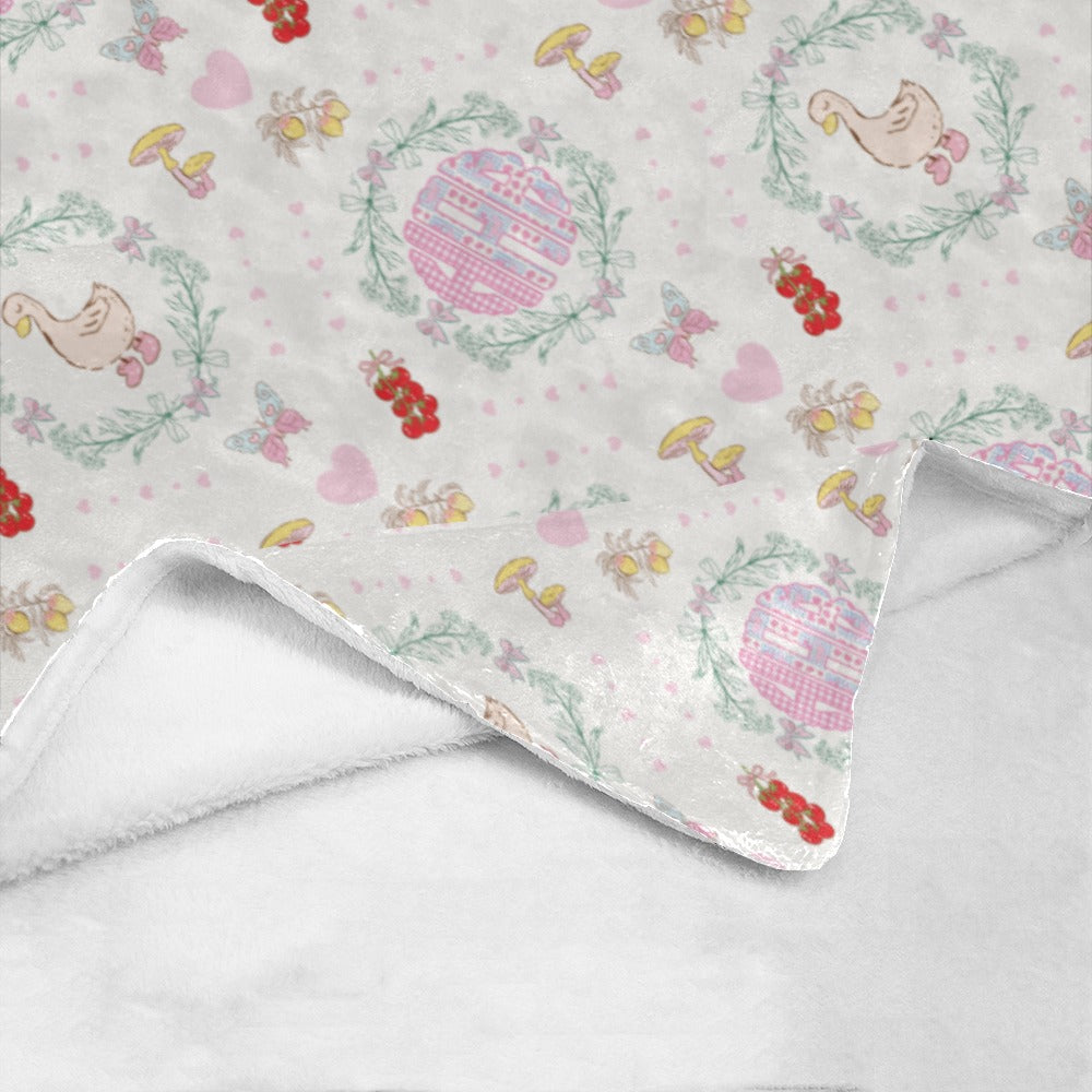 Silly Goose: Sweet Cherry Field Blanket (B173)