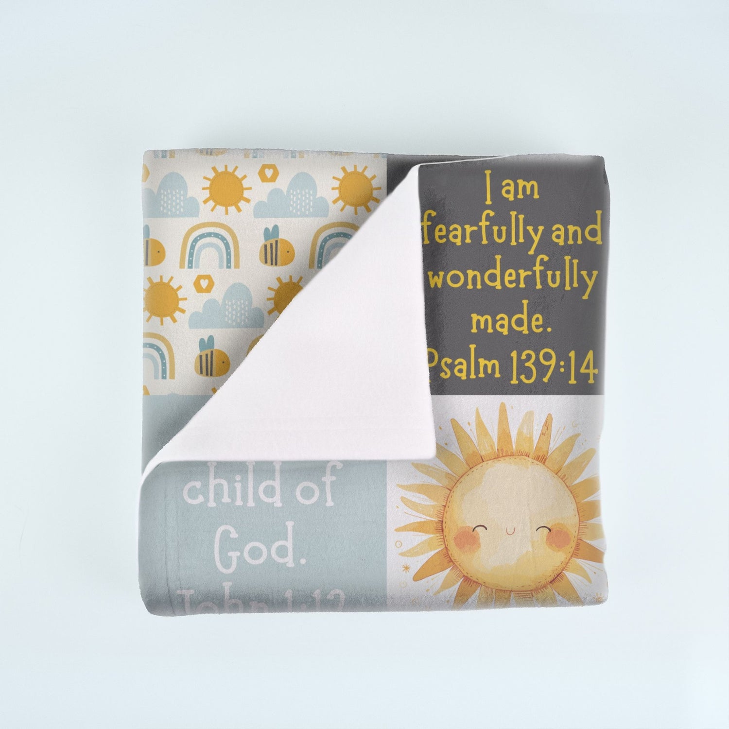 Sunshine & Scripture Affirmations Blanket (B097)