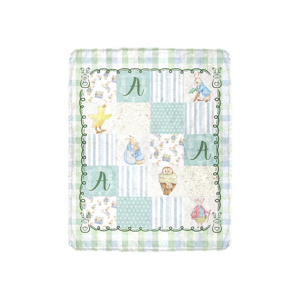 Storybook Bunny Patch Blanket (B290)
