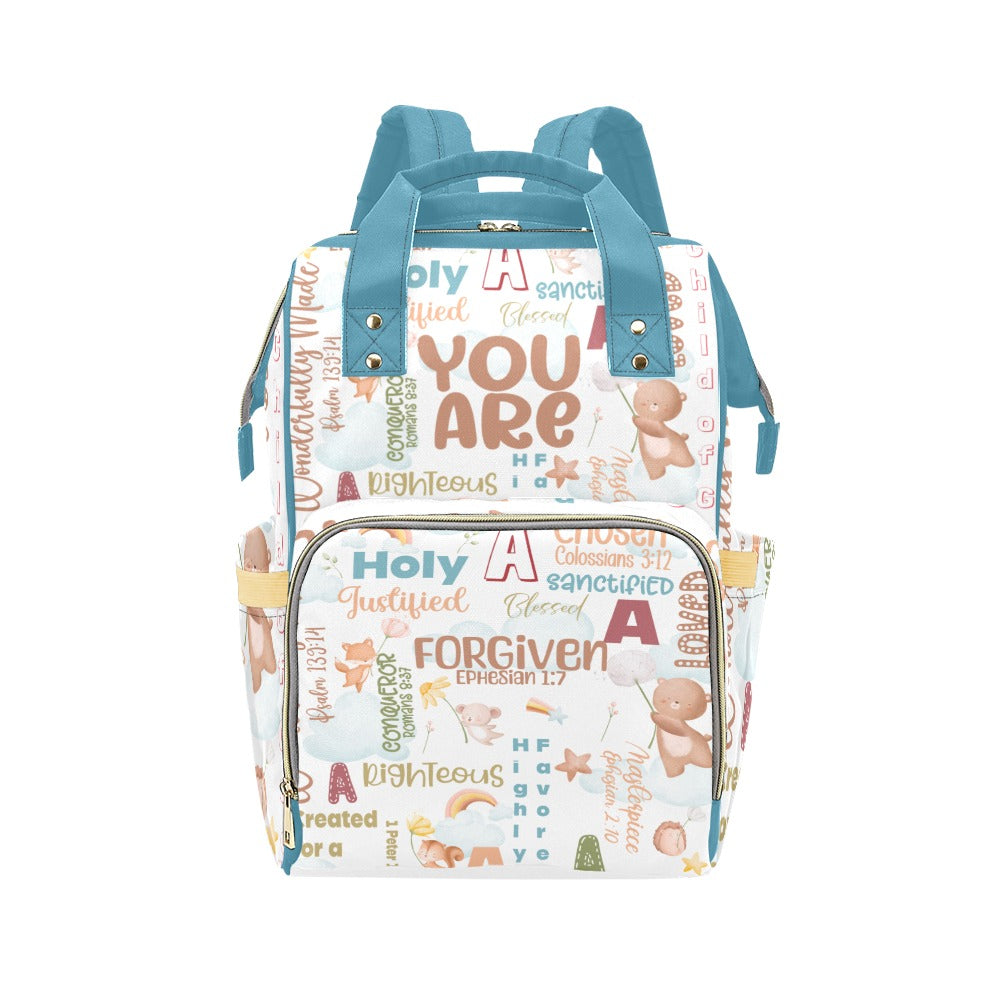 Dreamy Woodland Scripture Affirmations Diaper Bag (A157)
