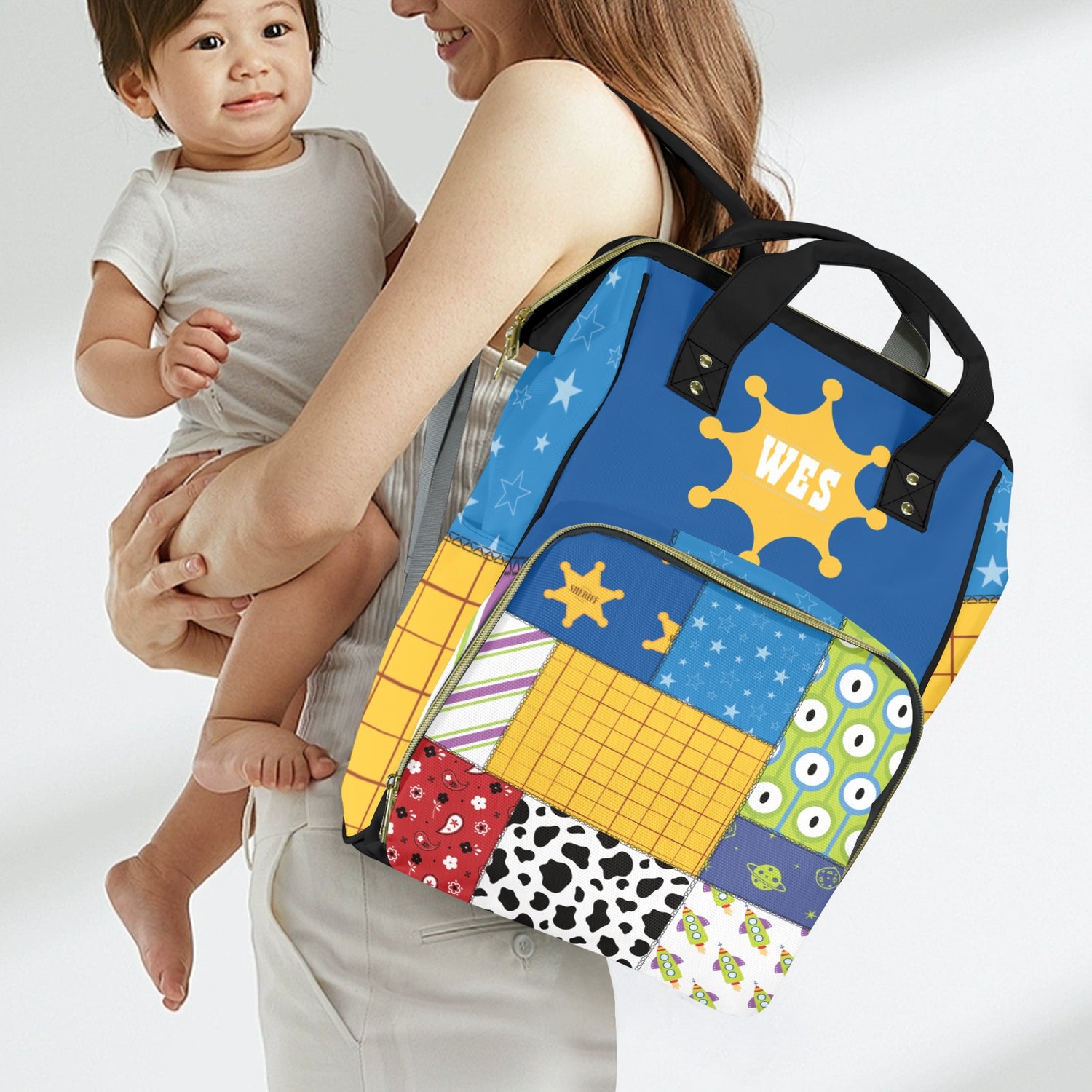 Cowboys & Aliens Diaper Bag (A232)