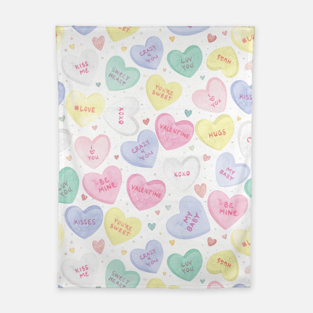 Candy Heart Blanket (B267)