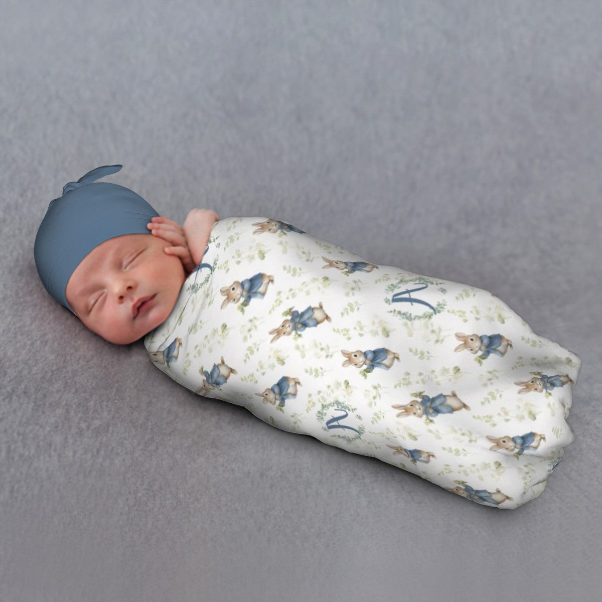 Storybook Bunny Patch Swaddle Set (B291)