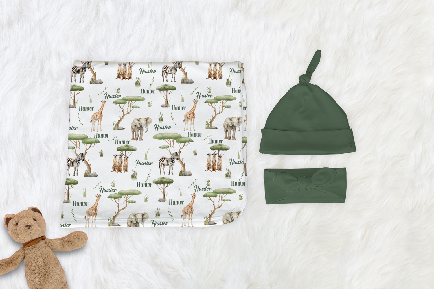 Safari Swaddle Set (B106)