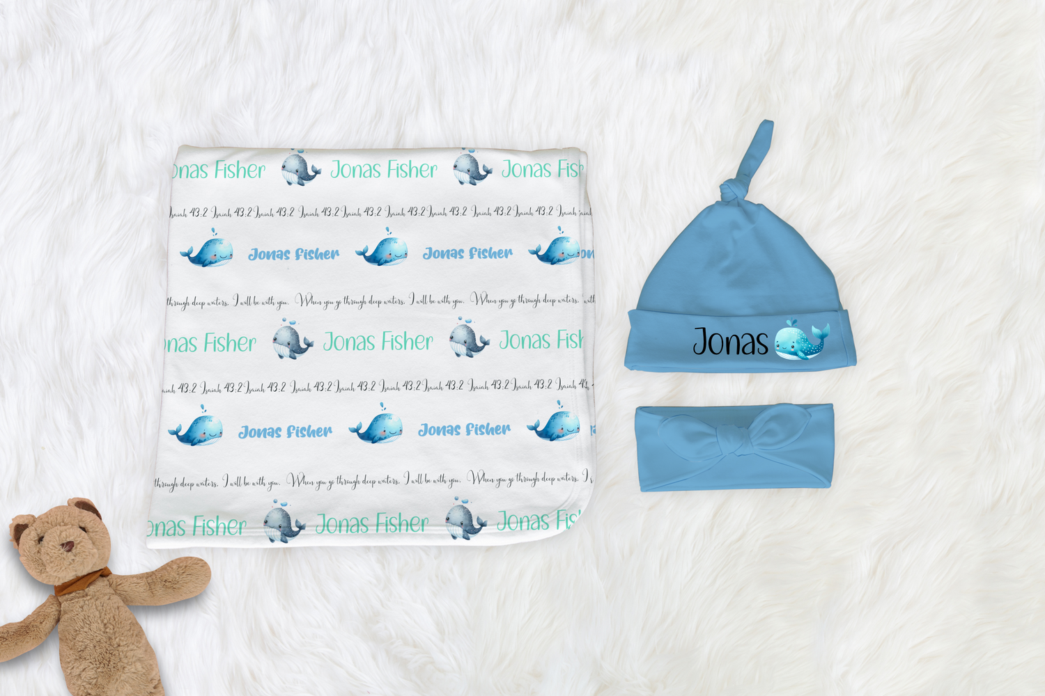 Deep Waters Swaddle Set (B104)
