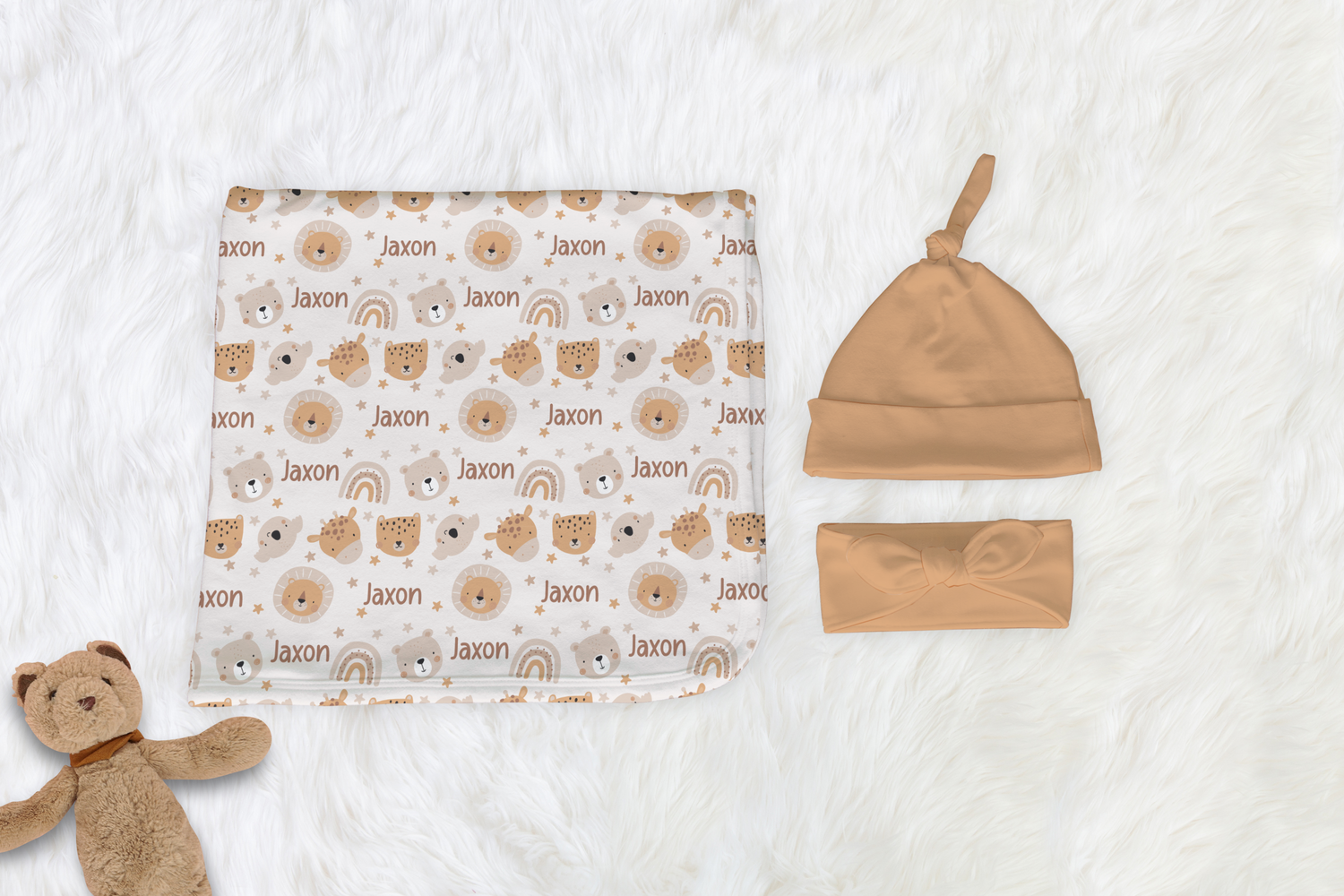 Bohemian Safari Swaddle Set (B135)